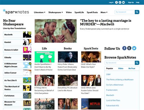 sparknotes|sparknotes website.